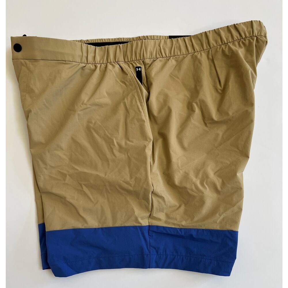 Under Armour UAS Sportswear Crepe Woven Shorts Khaki 1323226 781 Size 2XL - Picture 5 of 10